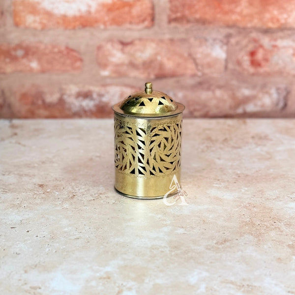 Mbikhra en cuivre dorée 2