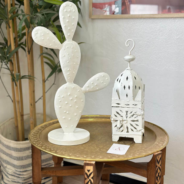 Grand Cactus en métal coloré