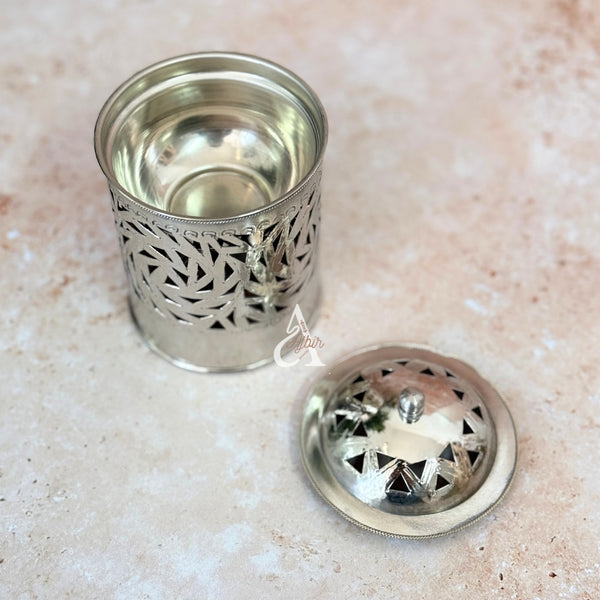 Mbikhra en cuivre argentée 2