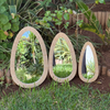 Miroir artisanal ovale (3 tailles)
