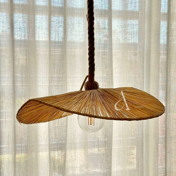 Suspension Aghanim en raphia - Ajbir