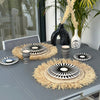 Set assiettes Tafoukt noir (6 pièces)