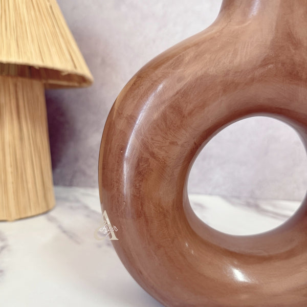 Vase artisanal Tafoukt moyen mat