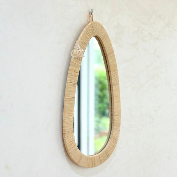 Miroir artisanal ovale (3 tailles)