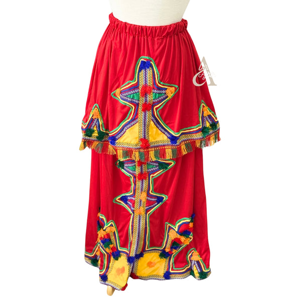 Jupe Amazigh rouge