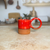 Mug Artisanal Bicolore Atlas Rouge