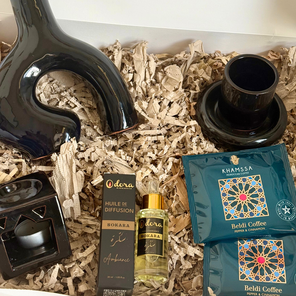 Coffret cadeau artisanal Adal beldi noir