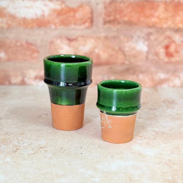 Verre beldi bicolore