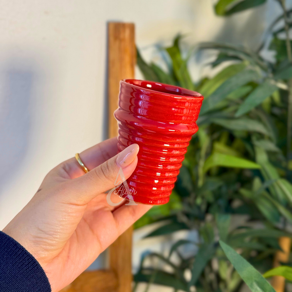 Petit verre Azrir rouge