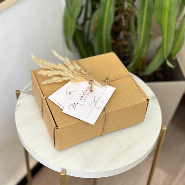 Coffret cadeau artisanal chama jaune