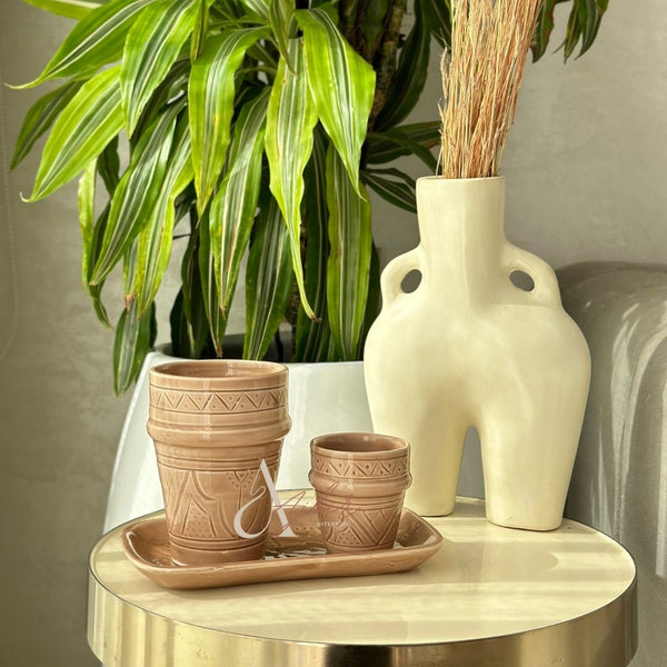 Tasse à café Tizwelt sable - Ajbir