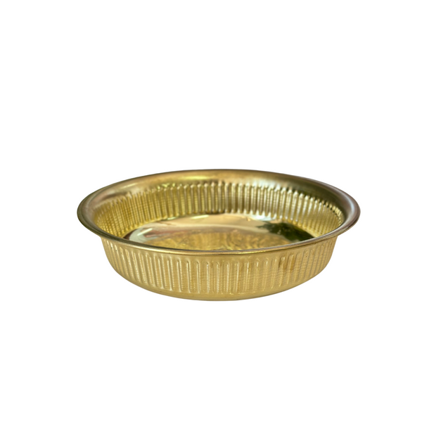 Tassa Hammam doréé en cuivre 15cm - Ajbir