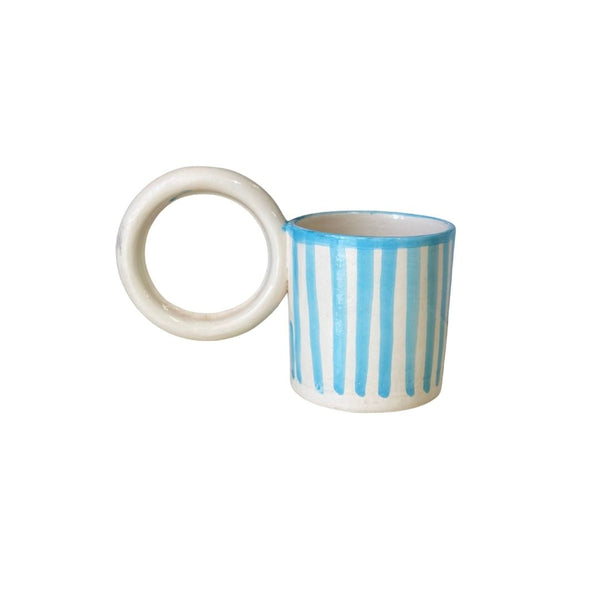 Mug rayé turquoise - Ajbir