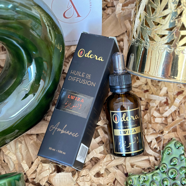 Coffret cadeau artisanal Aknari vert