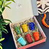 Coffret cadeau artisanal tasses colorées Tizwelt