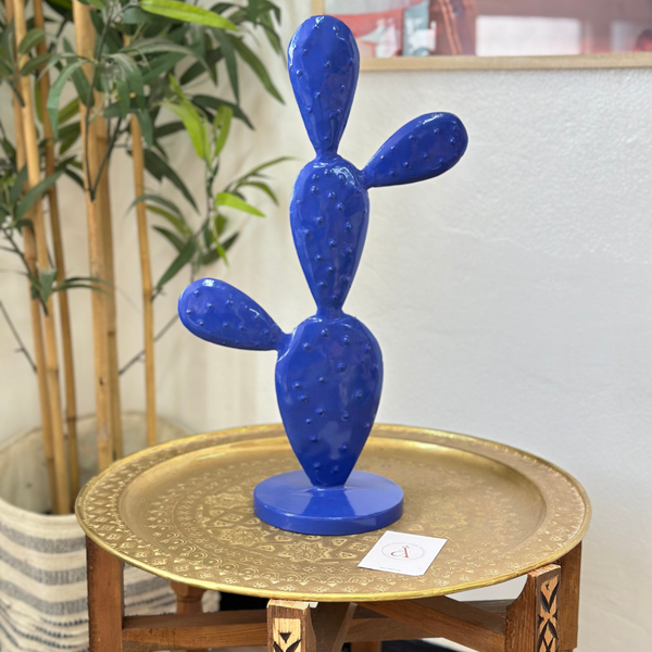 Grand Cactus en métal coloré