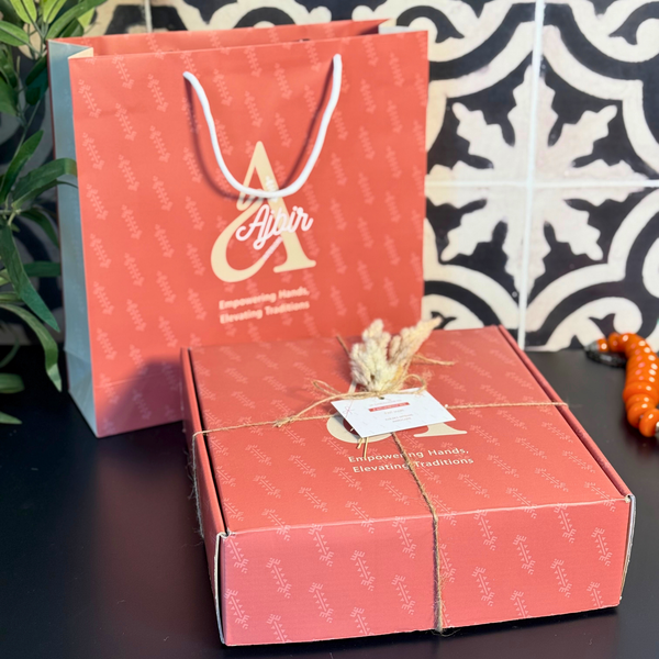 Coffret cadeau artisanal verres colorés Tizwelt