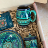 Coffret cadeau artisanal Azul Nakch turquoise