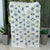 Tapis berbère Hanbal bleu amazigh 100% coton - 150cm/100cm
