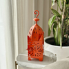 Lanterne artisanale Marocaine en métal colorée