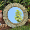 Miroir artisanal en palmier Izem - 3 tailles