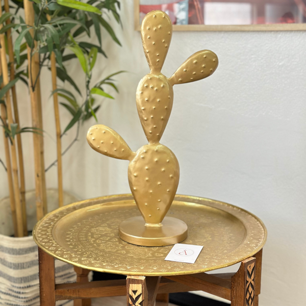 Grand Cactus en métal coloré