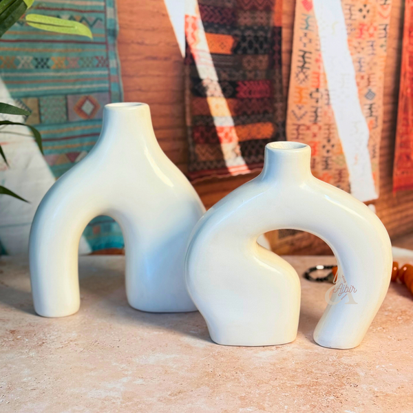 Duo de vases Crème
