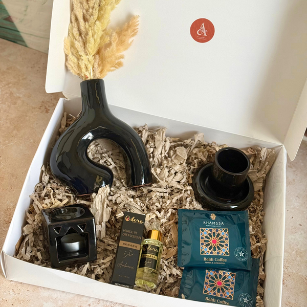 Coffret cadeau artisanal Adal beldi noir