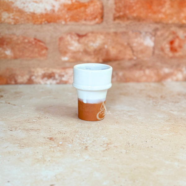 Tasse à café beldi bicolore