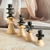 Porte bougie moderne beige et noir