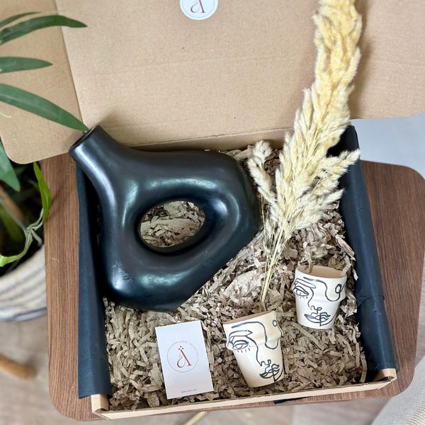 Coffret cadeau artisanal Tanara noir
