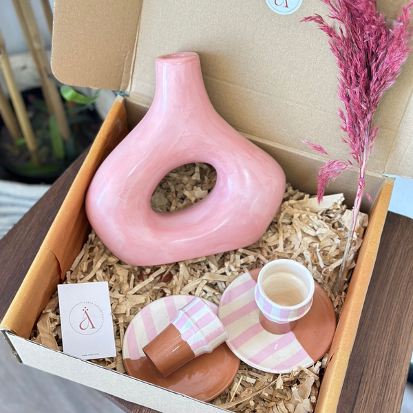 Coffret cadeau artisanal Tanara rose