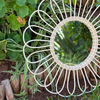 Miroir artisanal en rotin Tayourt 65cm