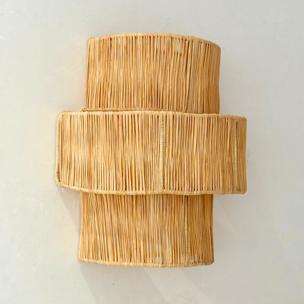 Applique murale en Raphia Grand Modèle