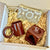 Coffret cadeau artisanal mini zellige marron