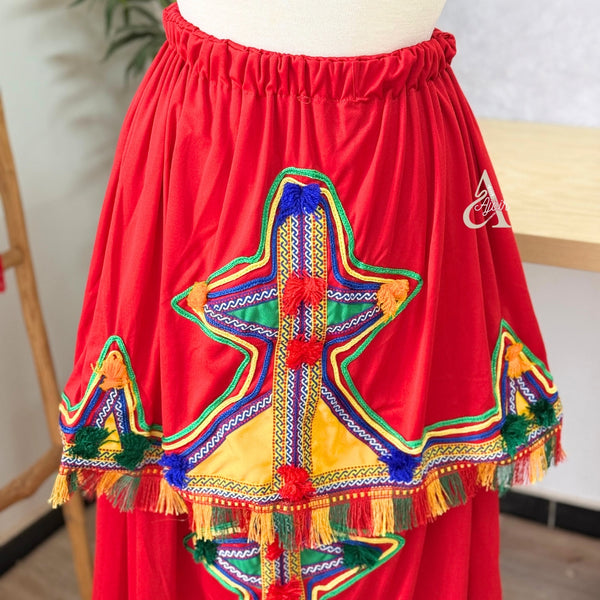 Jupe Amazigh rouge