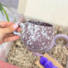 Coffret cadeau artisanal théière mauve