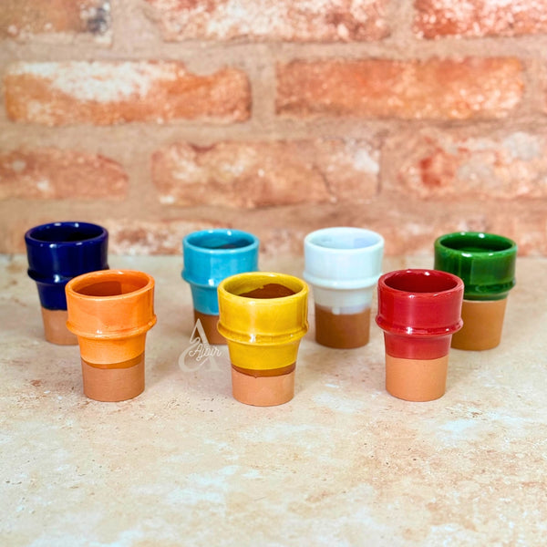 Tasse à café beldi bicolore