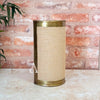 Applique murale Aourir en laiton et jute