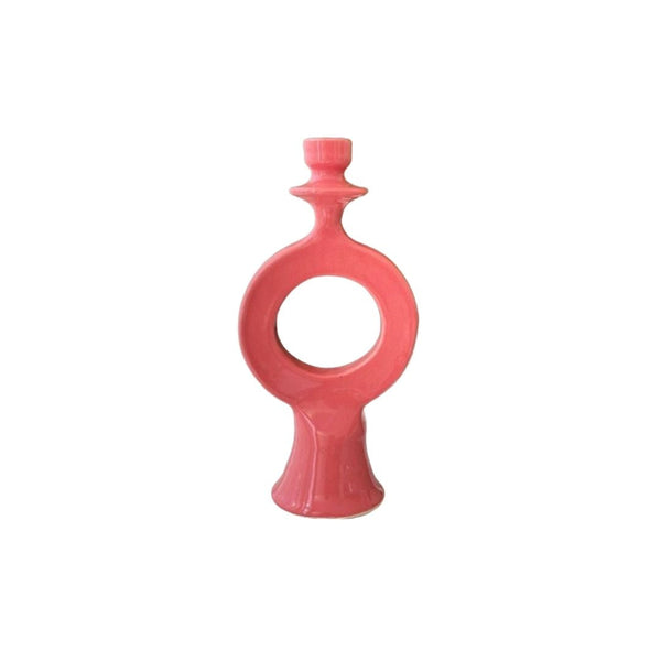 Porte bougie rose fushia 2 - Ajbir