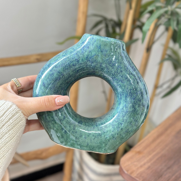 Vase artisanal Tafoukt vernis petit