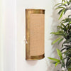 Applique murale Aourir en laiton et jute