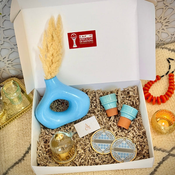 Coffret Cadeau Botswana Douceur Bleutée | Édition CAF 2025