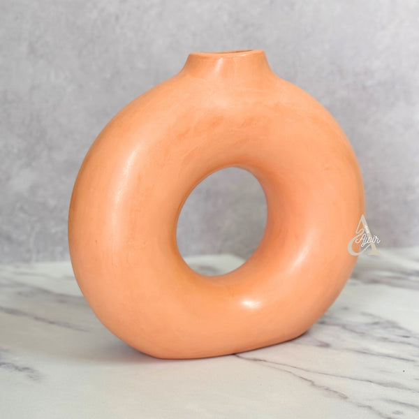 Vase artisanal Tafoukt bombé mat