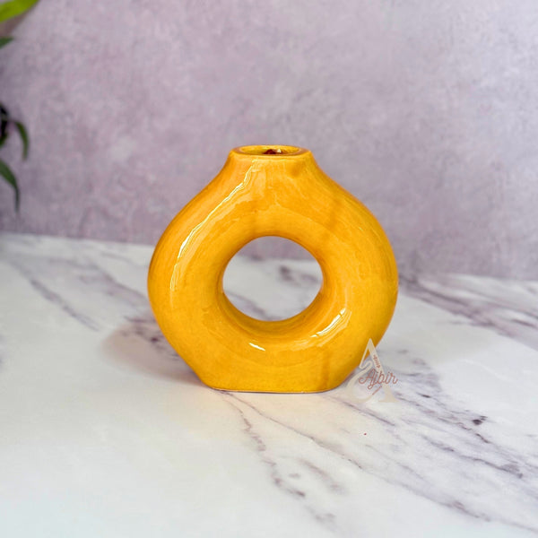 Vase artisanal Tafoukt vernis petit