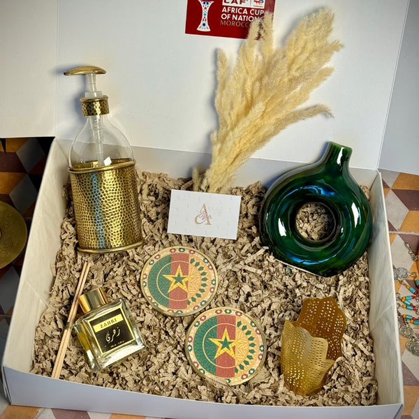 Coffret Cadeau Cameroun Éclat Doré | Édition CAN 2025