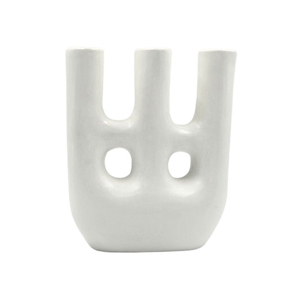 Vase Afous blanc - Ajbir