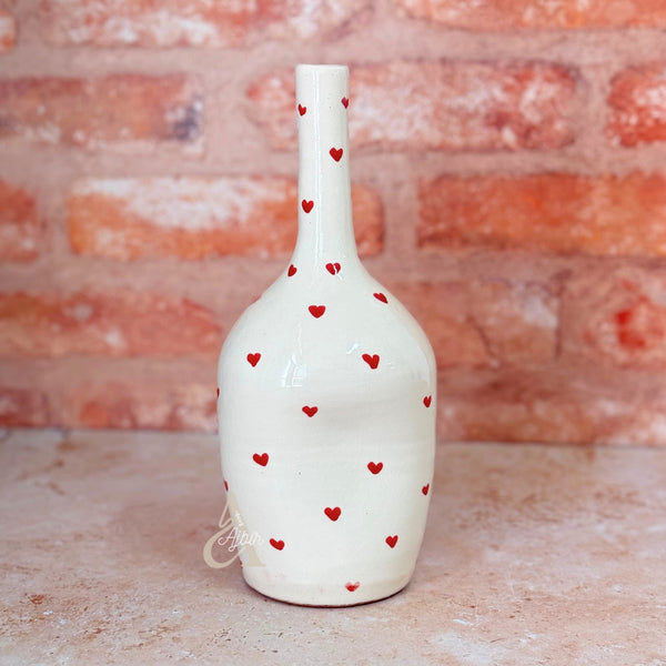 Vase Tayri cœur rouge