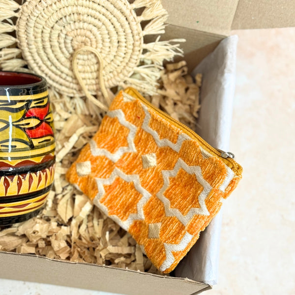 Coffret cadeau artisanal mini Nakch jaune