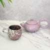 Coffret cadeau artisanal théière mauve